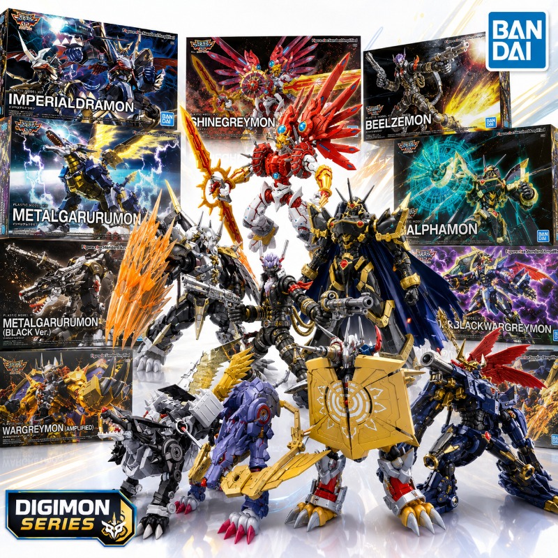 Model Kit Wargreymon - Bandai Original Digimon Figure-rise Standard Amplified