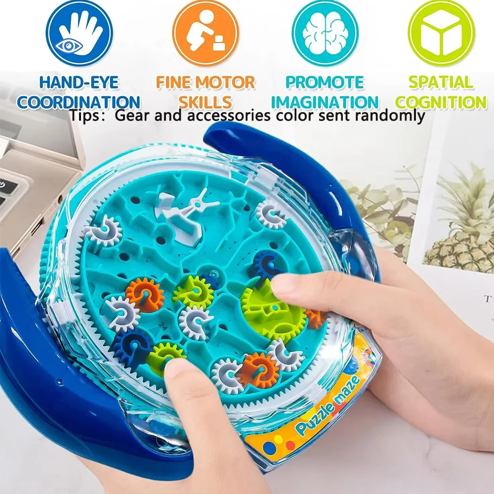 Model Kit Ufo - 3D Creative Puzzle Maze Magic Transparent
