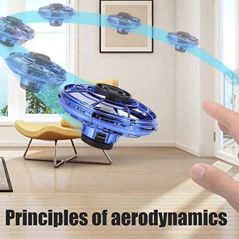 Model Kit Ufo - Flying Spinner Fidget Spinner Fly UFO