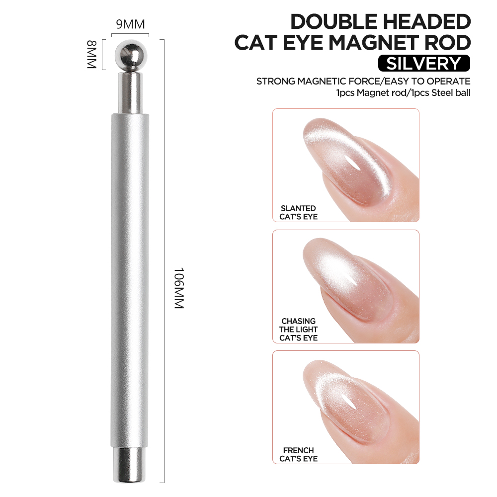 Sanding Stick Set - Cat Eye Magnetic Ball With Nail