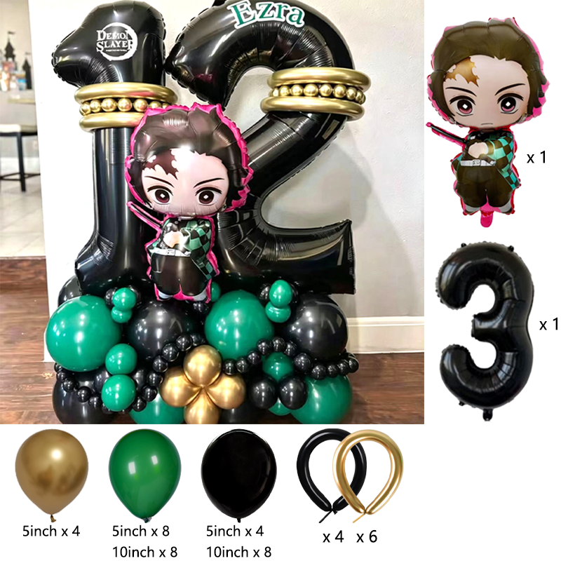 Premium Demon Slayer Theme Bal - Model Kit Demon Slayer ulasan dan harga