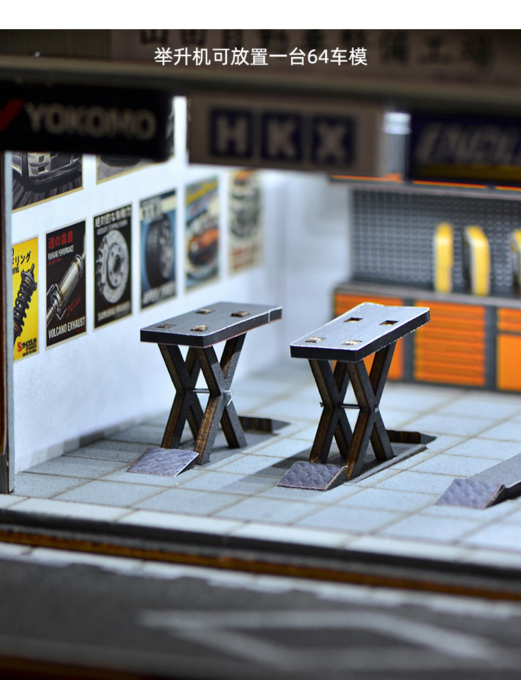 1:64 Scale DIY Auto Repair Sho - Model Kit Store ulasan dan harga
