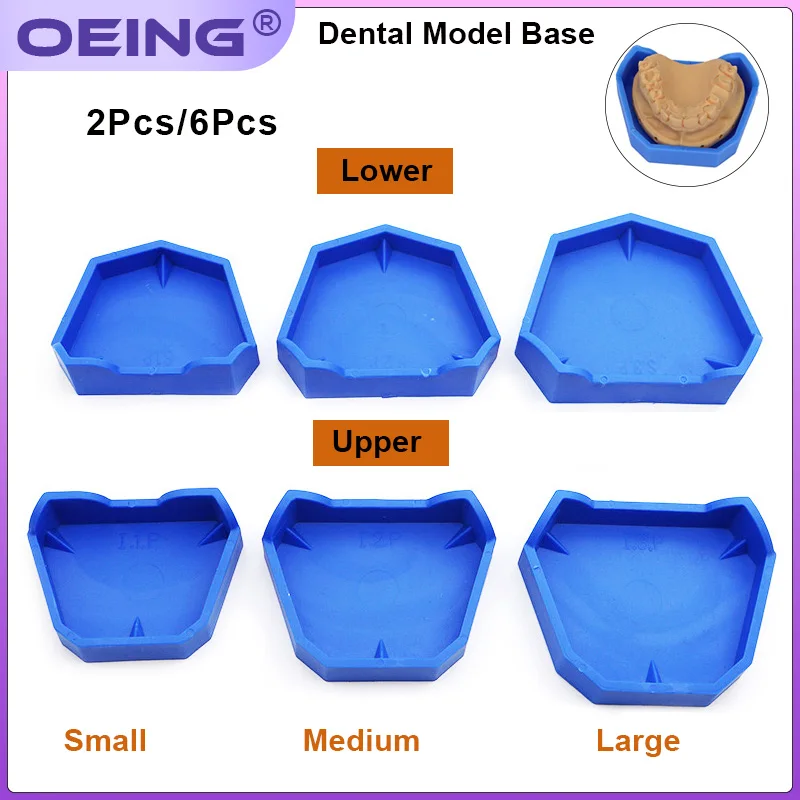 2/6Pcs Dental Model Base Silic - Model Kit Tool ulasan dan harga