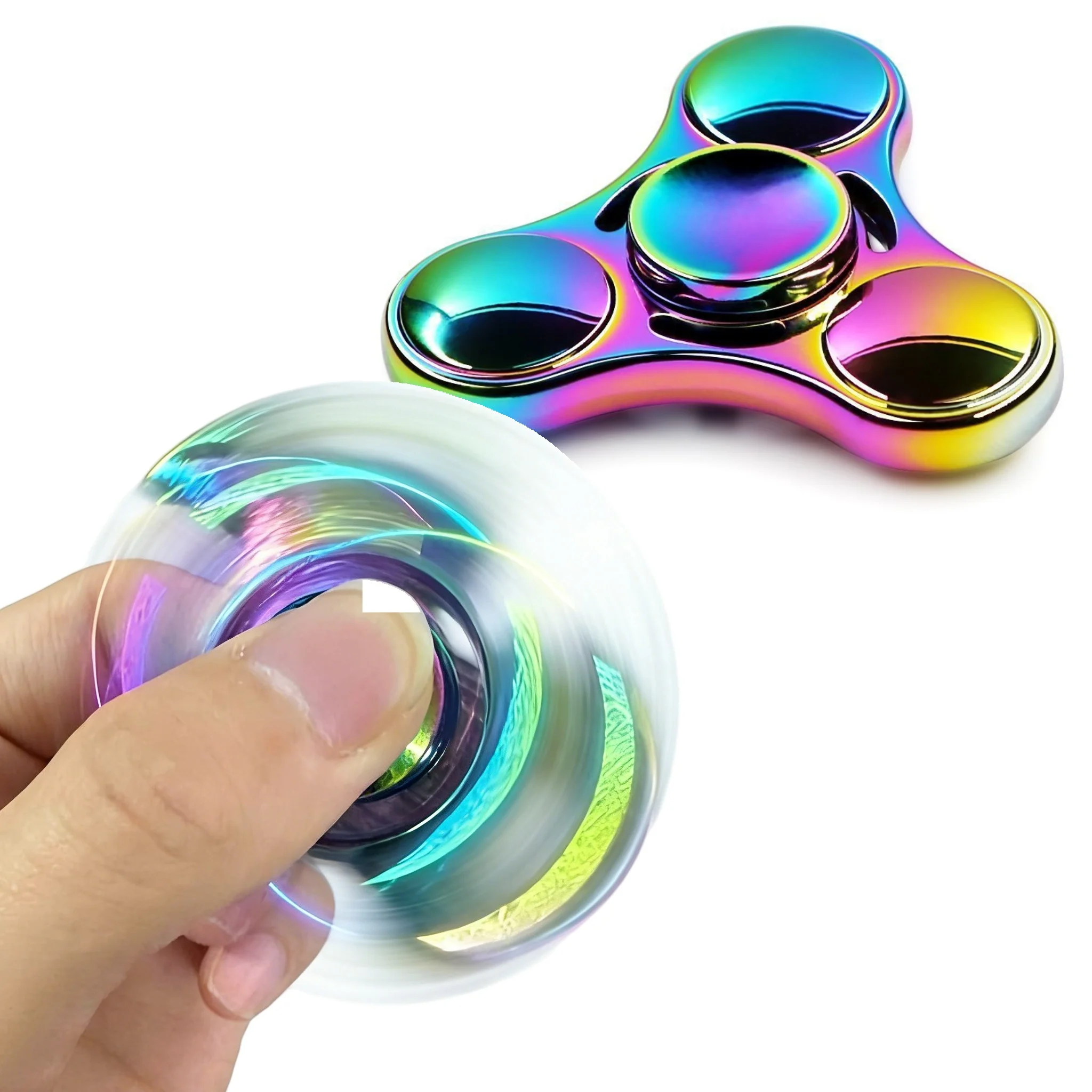 Colorful Rainbow UFO Metal Fid - Model Kit Ufo ulasan dan harga