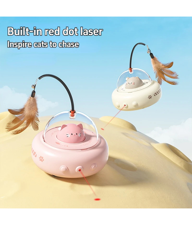 Smart Teaser Cat Toy Electric  - Model Kit Ufo ulasan dan harga