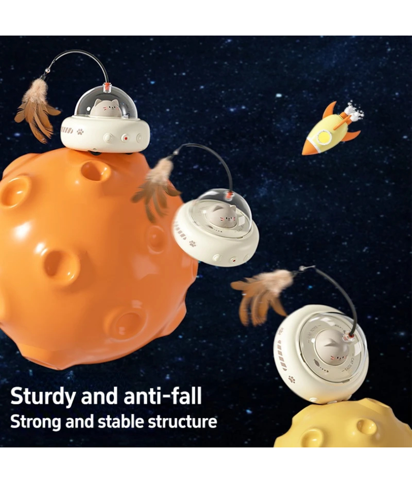 Smart Teaser Cat Toy Electric  - Model Kit Ufo ulasan dan harga