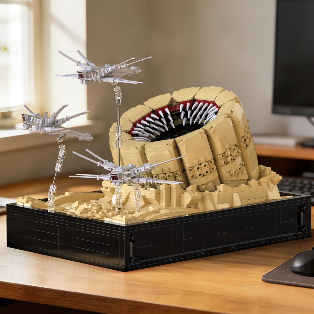1488PCS Sandworm Attack Buildi - Model Kit Vs Lego ulasan dan harga