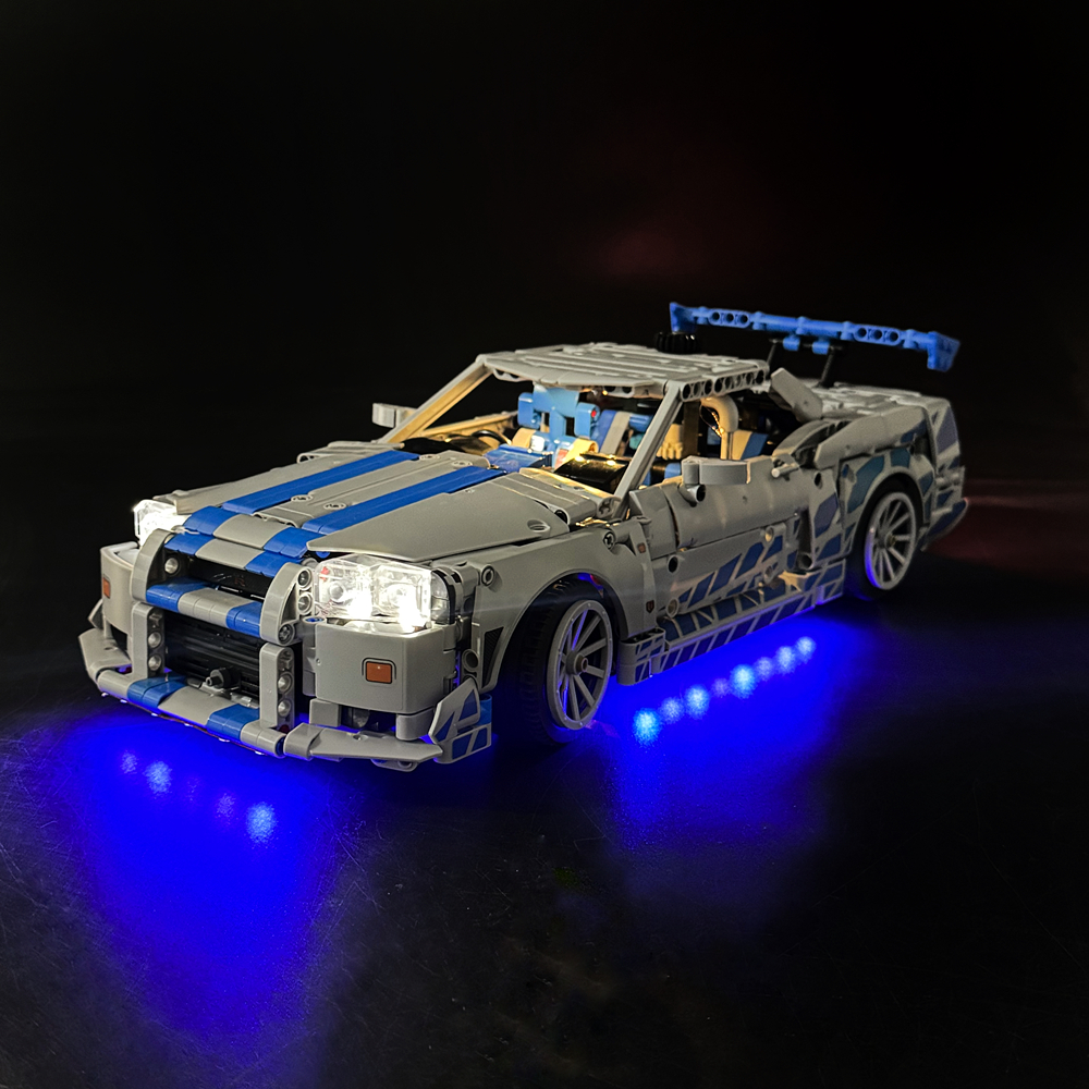 BYB LED Light Kit For LEGO 422 - Model Kit Nissan Skyline ulasan dan harga