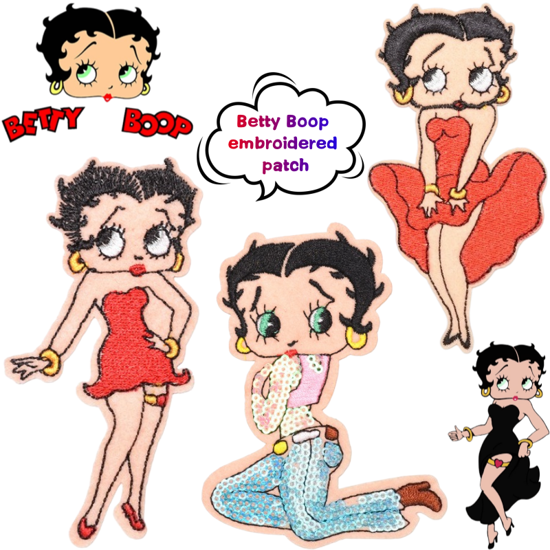 Betty Boop Patch High Color Va - Model Kit Game ulasan dan harga