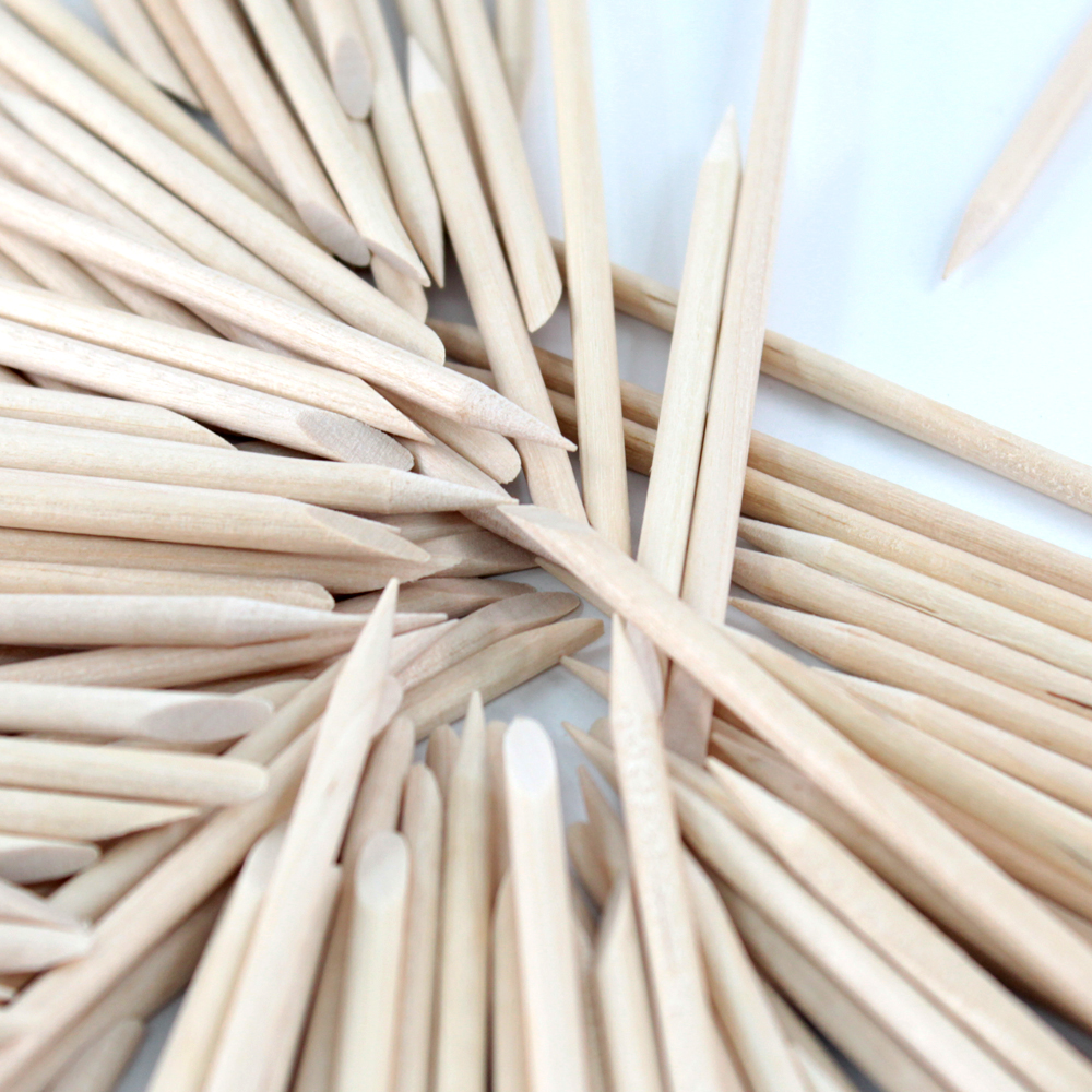 4 different sizes Orange Wood  - Sanding Stick Set ulasan dan harga