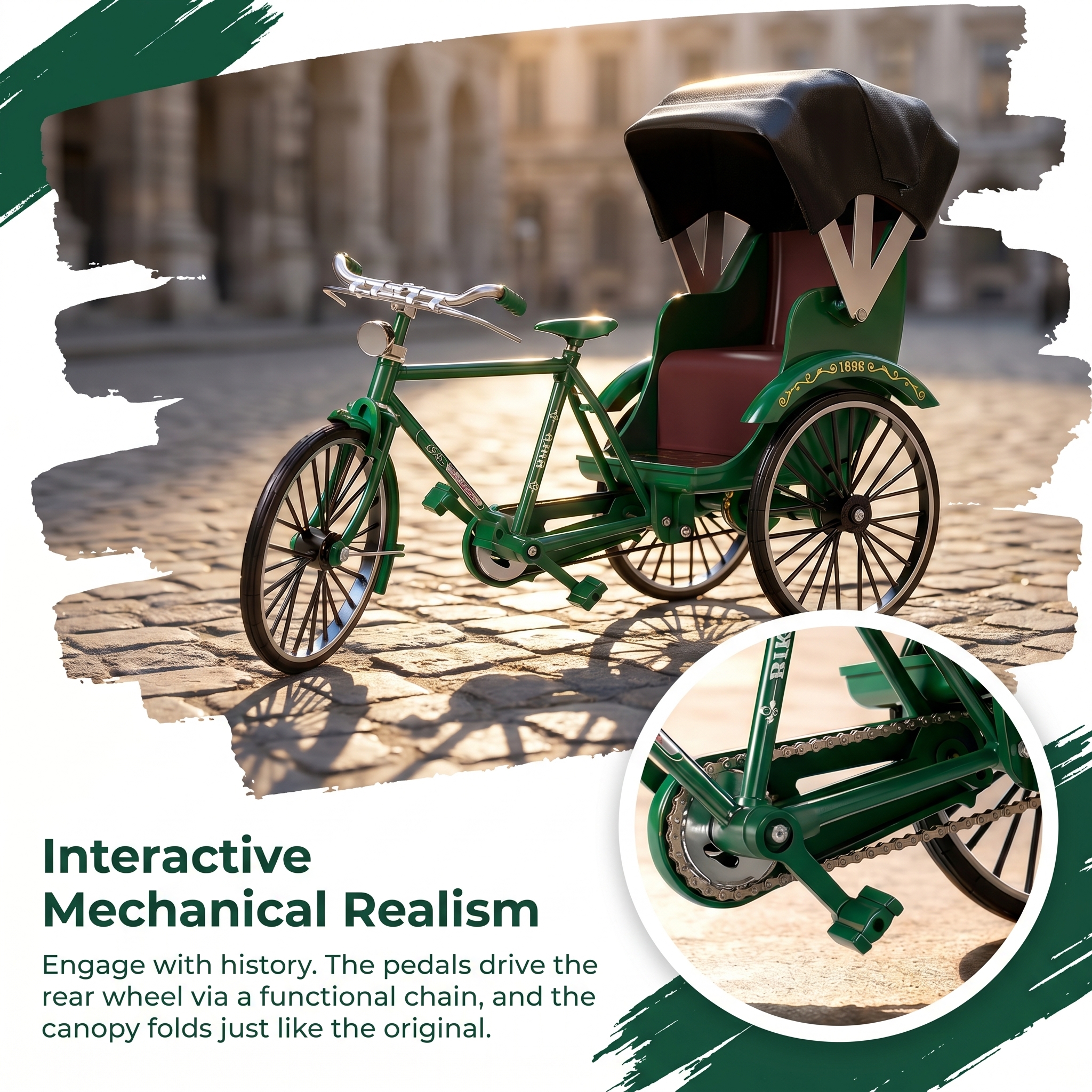 80PCS 10 Scale Human-Powered R - Model Kit Store ulasan dan harga