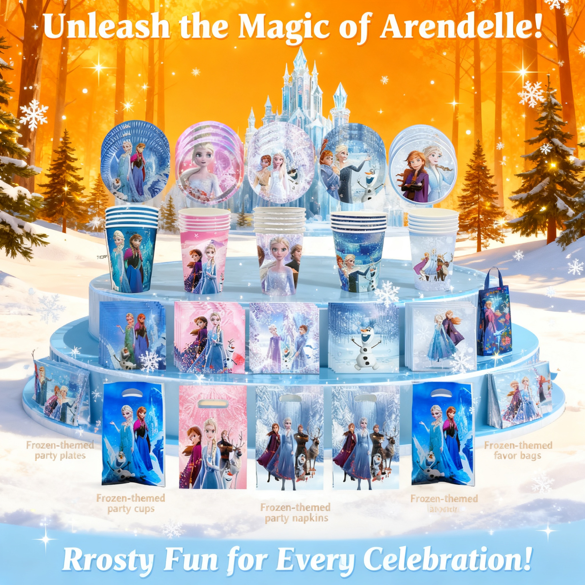 Frozen Elsa Anna Olaf Birthday - Model Kit Store ulasan dan harga