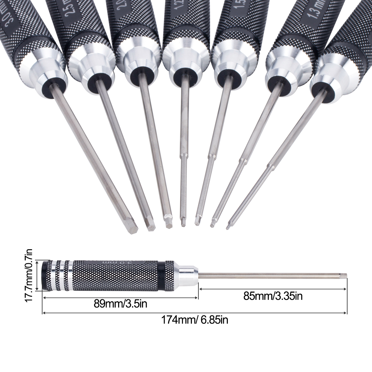 7 IN 1 Steel Hex Screwdriver S - Model Kit Tool ulasan dan harga