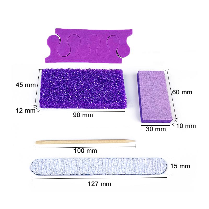 100 Sets/Carton Nail Tools 5 I - Sanding Stick Set ulasan dan harga