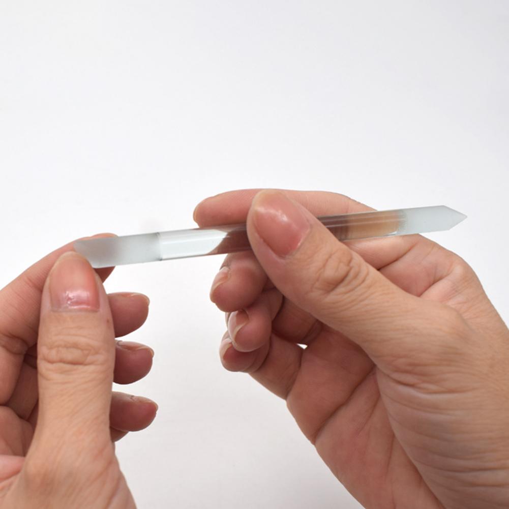 2Pcs/Set Glass Cuticle Pusher  - Sanding Stick Set ulasan dan harga