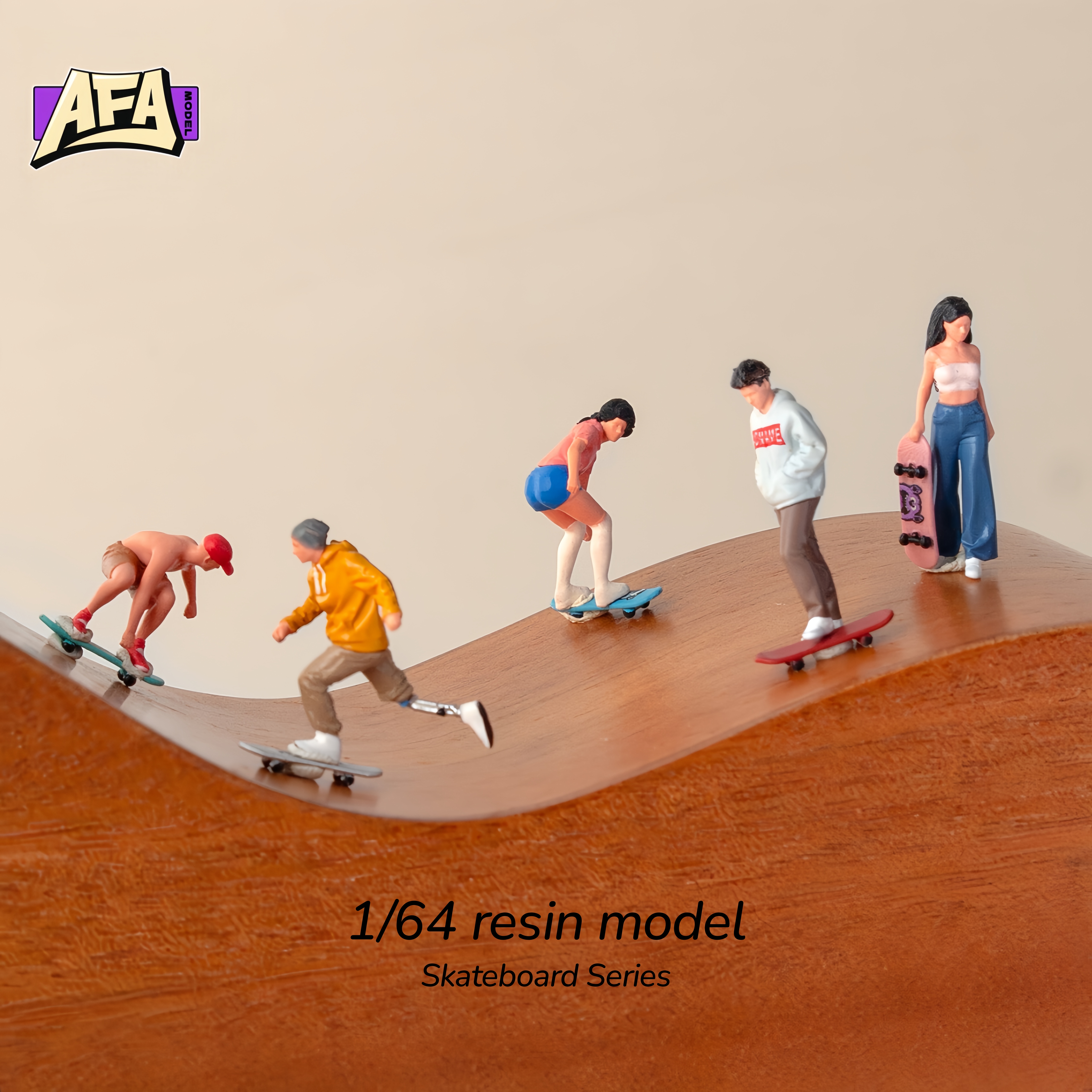 1 64 resin diorama skate Minia - Model Kit Store ulasan dan harga