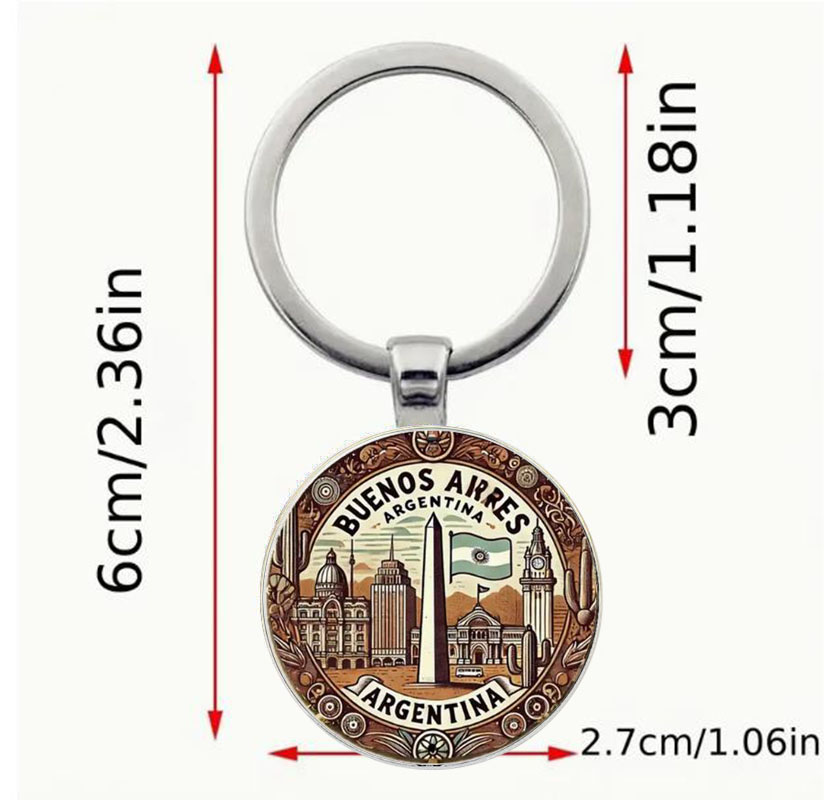 Buenos Aires Keychain, Argenti - Model Kit Obelisk ulasan dan harga