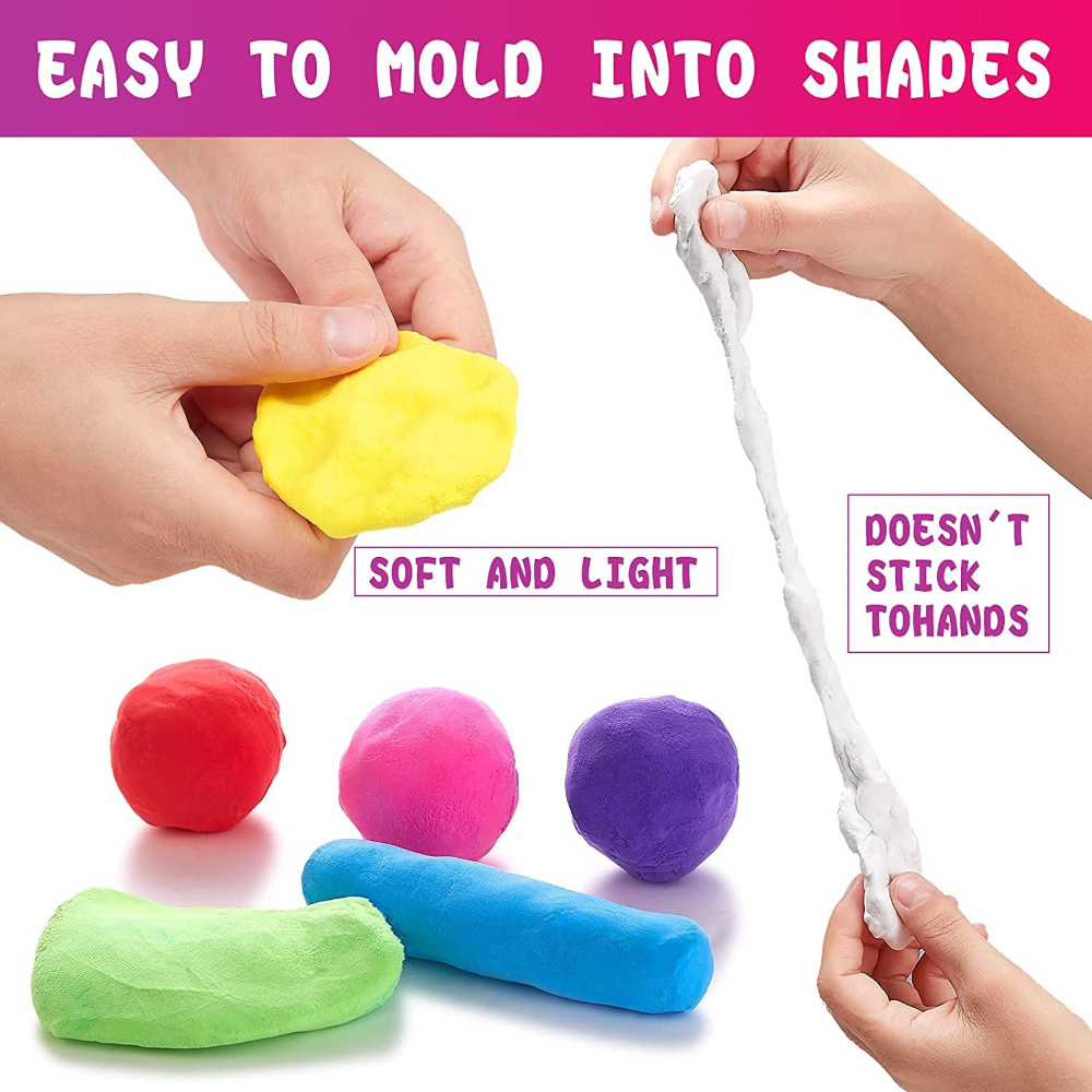 Air Dry Modeling Clay Kit Soft - Model Kit Tool ulasan dan harga