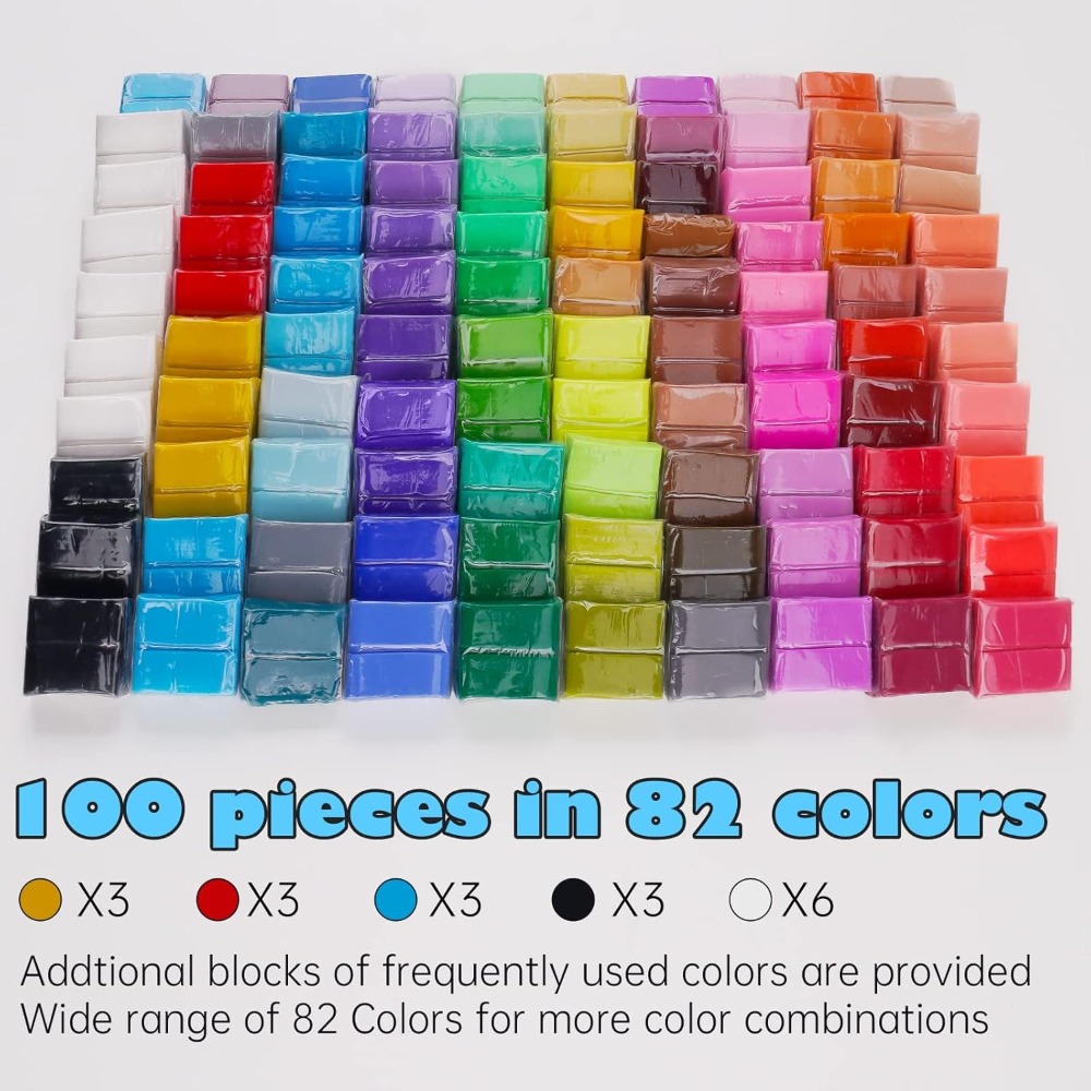 100 Pcs Polymer Clay Value Pac - Model Kit Tool ulasan dan harga