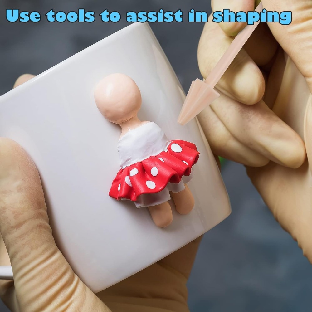 100 Pcs Polymer Clay Value Pac - Model Kit Tool ulasan dan harga