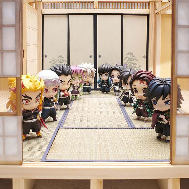 5PCS Kawaii Demon Slayer Actio - Model Kit Demon Slayer ulasan dan harga