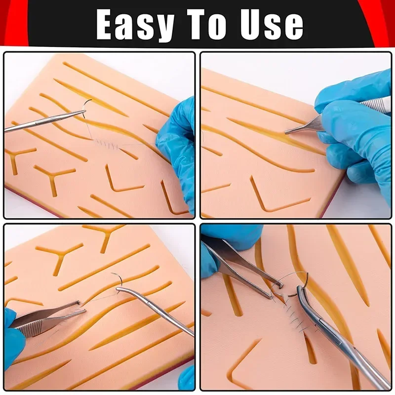 Medical Students Suture Practi - Model Kit Tool Set ulasan dan harga