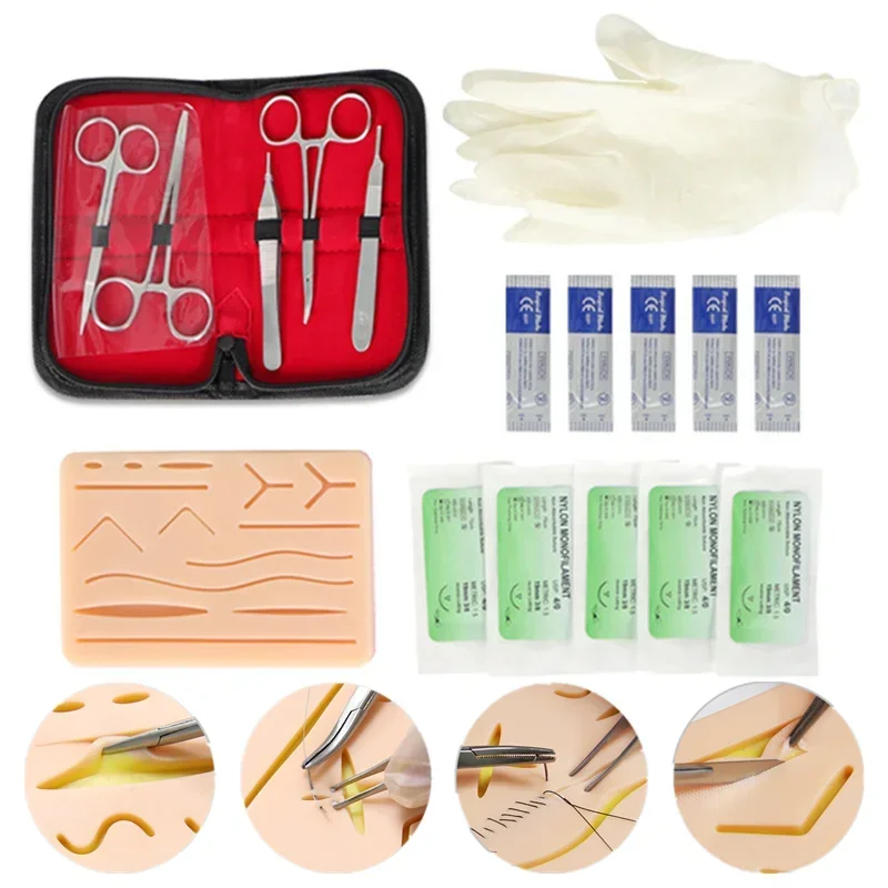 Medical Students Suture Practi - Model Kit Tool Set ulasan dan harga