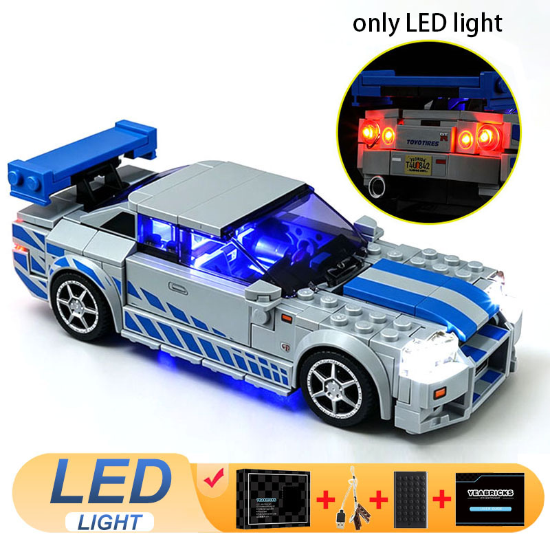 LED Light Kit for LEGO Fast 2  - Model Kit Nissan Skyline ulasan dan harga