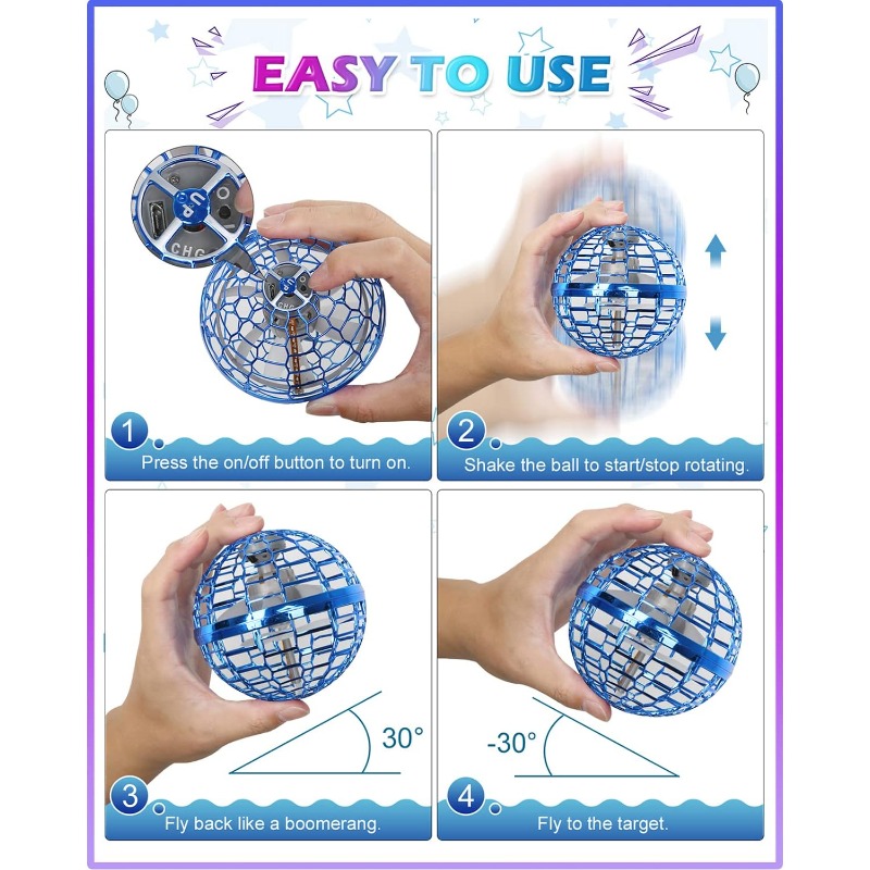 Magic Flying Orb Ball with Lig - Model Kit Ufo ulasan dan harga