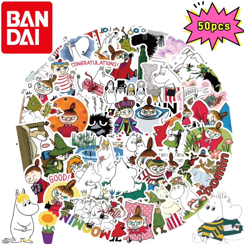 New Moomin Valley 50PCS Sticke - Model Kit Game ulasan dan harga