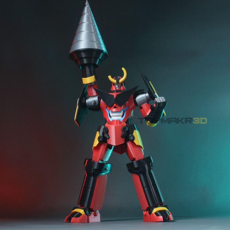 3D Printed Tengen Toppa Gurren - Model Kit Gurren Lagann ulasan dan harga