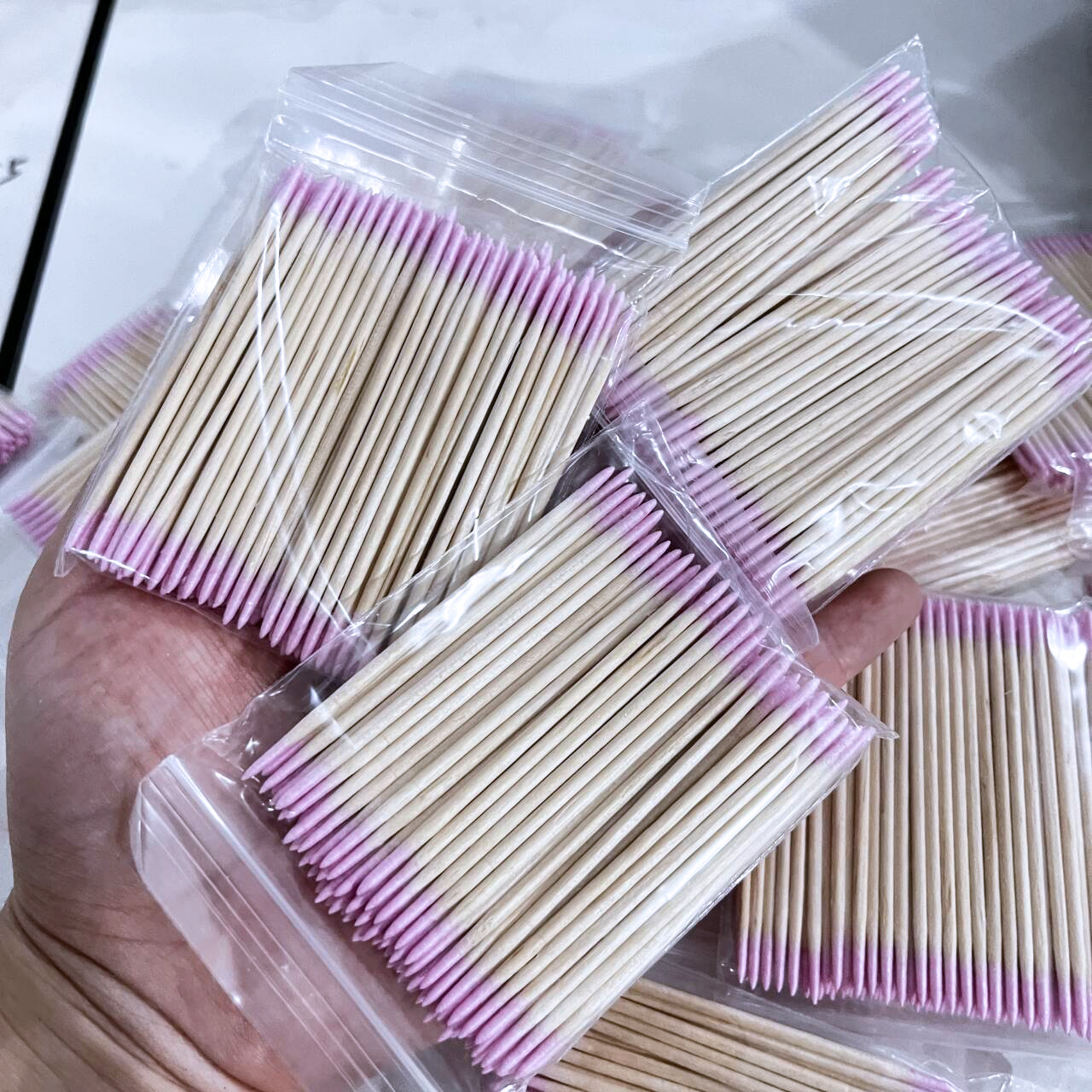 200Pcs/Set Double-Headed Pink  - Sanding Stick Set ulasan dan harga